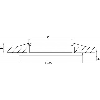 Рамка для точечного светильника Domino Lightstar 214526-foto2