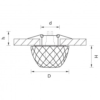 Светильник точечный встраиваемый декоративный под заменяемые галогенные или LED лампы Faseta Lightstar 004334-foto2
