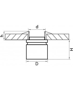 Светильник встраиваемый заливающего света со встроенными светодиодами Forte inca Lightstar 214806-foto2
