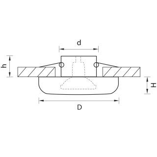 Светильник точечный встраиваемый декоративный под заменяемые галогенные или LED лампы Fritella Lightstar 002700-foto2