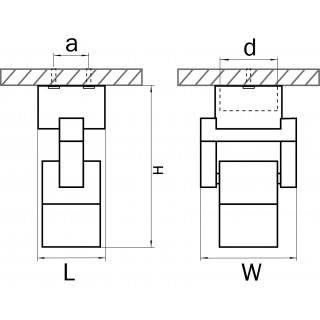 Светильник точечный накладной декоративный под заменяемые галогенные или LED лампы Illumo L1 Lightstar 051040-foto2