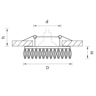 Светильник точечный встраиваемый декоративный под заменяемые галогенные или LED лампы Ingrano Lightstar 002534-foto2