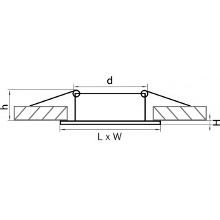Светильник точечный встраиваемый декоративный под заменяемые галогенные или LED лампы Lega 16 Lightstar 011030-foto2