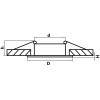 Светильник точечный встраиваемый декоративный под заменяемые галогенные или LED лампы Levigo Lightstar 010014