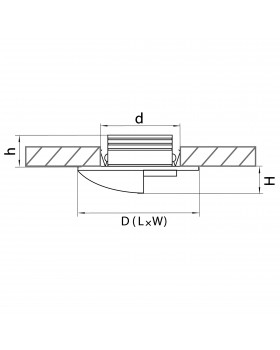 Светильник точечный встраиваемый декоративный со встроенными светодиодами Lumina Lightstar 212166-foto2