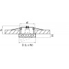 Светильник точечный встраиваемый декоративный под заменяемые галогенные или LED лампы Mattoni Lightstar 006234