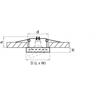 Светильник точечный встраиваемый декоративный под заменяемые галогенные или LED лампы Mattoni Lightstar 006234-foto2