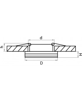 Светильник точечный встраиваемый декоративный со встроенными светодиодами Maturo Lightstar 070262-foto2