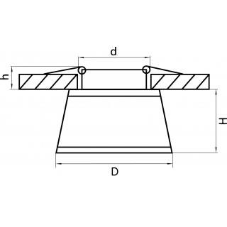 Светильник точечный встраиваемый декоративный со встроенными светодиодами Maturo Lightstar 072152-foto2