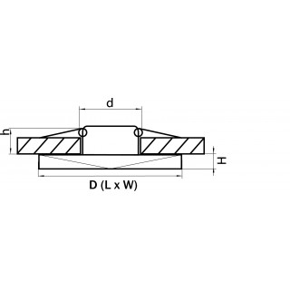 Светильник точечный встраиваемый декоративный под заменяемые галогенные или LED лампы Miriade Lightstar 011006-foto2