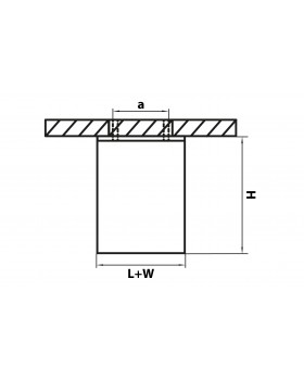 Светильник точечный накладной декоративный со встроенными светодиодами Monocco Lightstar 052136-foto2