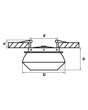 Светильник встраиваемый заливающего света со встроенными светодиодами Orbe Lightstar 051209-foto2