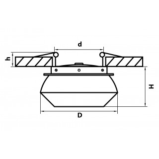 Светильник встраиваемый заливающего света со встроенными светодиодами Orbe Lightstar 051306-foto2