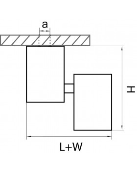 Светильник точечный накладной декоративный со встроенными светодиодами Punto Lightstar 051134-foto2