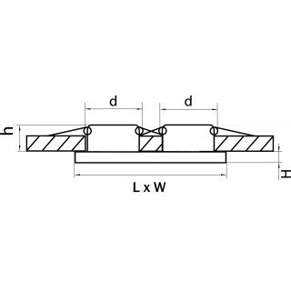 Светильник точечный встраиваемый декоративный под заменяемые галогенные или LED лампы Rifle Lightstar 002544-foto2