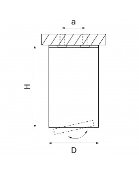 Светильник точечный накладной декоративный под заменяемые галогенные или LED лампы Rullo Lightstar 214406-foto2