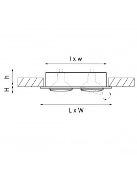 Светильник точечный встраиваемый декоративный под заменяемые галогенные или LED лампы Singo Lightstar 011612-foto2