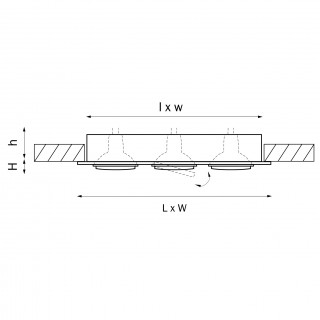 Светильник точечный встраиваемый декоративный под заменяемые галогенные или LED лампы Singo Lightstar 011603-foto2