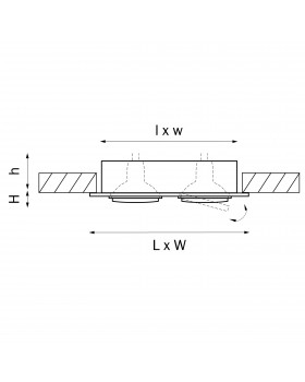 Светильник точечный встраиваемый декоративный под заменяемые галогенные или LED лампы Singo Lightstar 011624-foto2