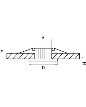 Светильник точечный встраиваемый декоративный со встроенными светодиодами Soffi 11 Lightstar 212417-foto2