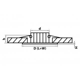 Светильник точечный встраиваемый декоративный со встроенными светодиодами Soffi 16 Lightstar 212437-foto2