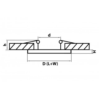 Светильник точечный встраиваемый декоративный со встроенными светодиодами Speccio Lightstar 070312-foto2