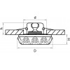 Светильник точечный встраиваемый декоративный под заменяемые галогенные или LED лампы Torcea Lightstar 006332