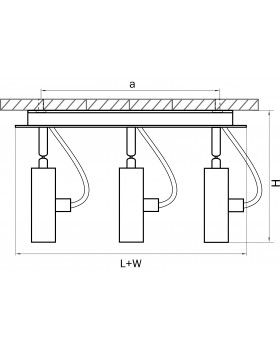 Светильник точечный накладной декоративный под заменяемые галогенные или LED лампы Varieta 9 Lightstar 210336-foto2