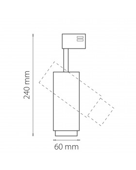 Светильник светодиодный для 3-фазного трека Fuoco Lightstar 215437-foto2