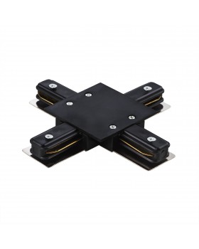 Соединитель X-образный однофазный для встраиваемых треков Barra Lightstar 501147