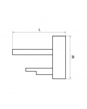 Заглушка концевая однофазная Barra Lightstar 502169-foto2
