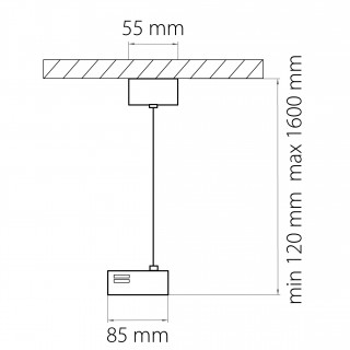 Подвесное питание для однофазного трека Barra Lightstar 502196-foto2