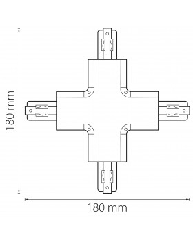 Соединитель X-образный трехфазный Barra Lightstar 504147-foto2