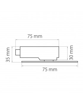 Трековое крепление с 1-фазным адаптером к 21381х/21481х Asta Lightstar 592061-foto2