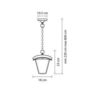 Светильник светодиодный уличный подвесной Lampione Lightstar 375070-foto2