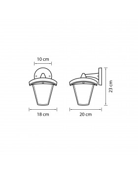 Светильник светодиодный уличный настенный Lampione Lightstar 375680-foto2