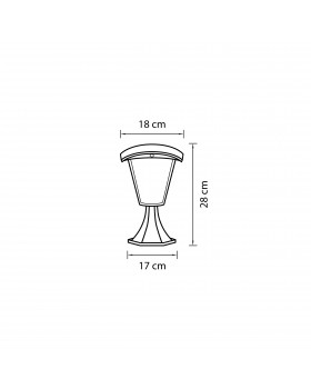 Светильник светодиодный уличный парковый Lampione Lightstar 375970-foto2