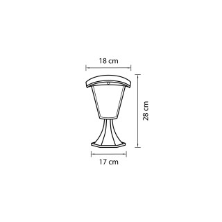 Светильник светодиодный уличный парковый Lampione Lightstar 375970-foto2