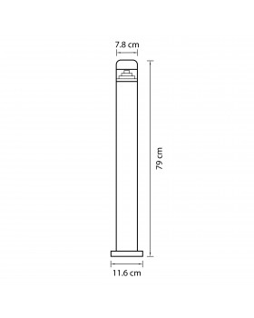 Светильник светодиодный уличный Raggio Lightstar 376707-foto2