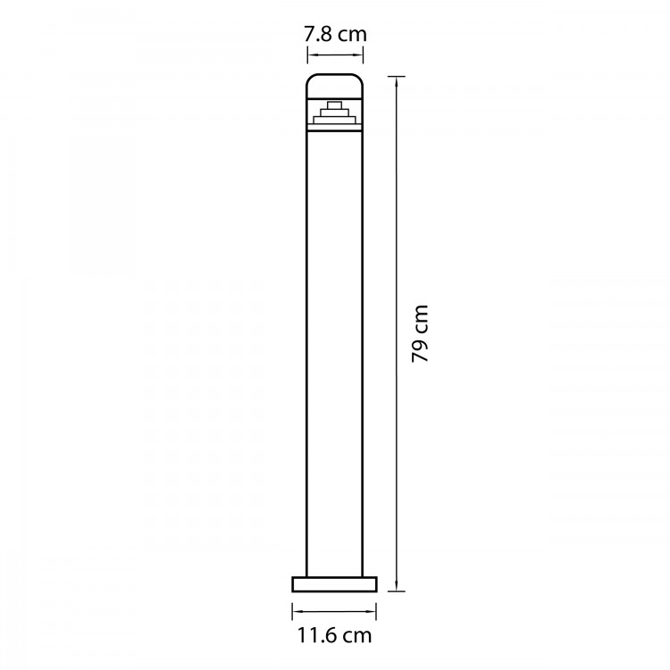 Светильник светодиодный уличный Raggio Lightstar 376707