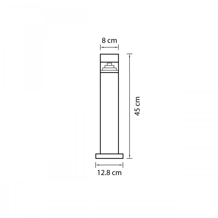 Светильник светодиодный уличный Raggio Lightstar 377905