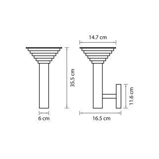 Светильник светодиодный уличный настенный Piatto Lightstar 379637-foto2