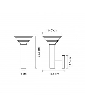 Светильник светодиодный уличный настенный Piatto Lightstar 379647-foto2