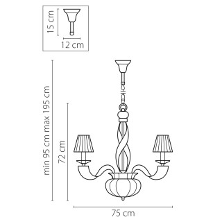 Люстра подвесная Alveare Lightstar Premium 702102-foto2
