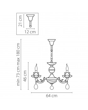 Люстра подвесная Anemone Lightstar Premium 714064-foto2