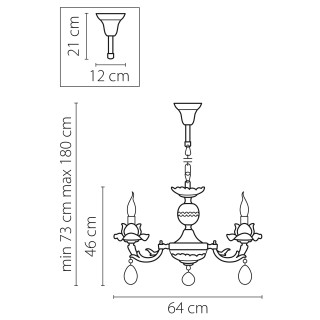 Люстра подвесная Anemone Lightstar Premium 714064-foto2
