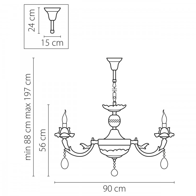 Люстра подвесная Anemone Lightstar Premium 714104