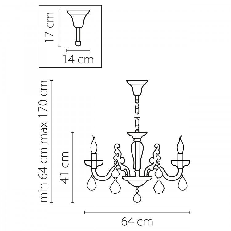 Люстра подвесная Artifici Lightstar Premium 719068