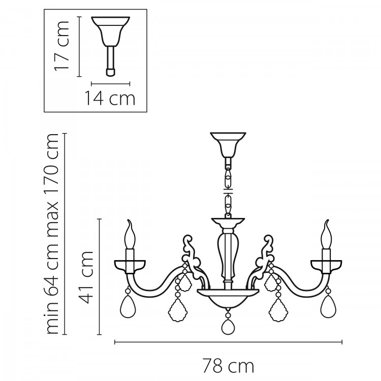 Люстра подвесная Artifici Lightstar Premium 719088