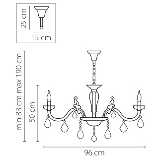 Люстра подвесная Artifici Lightstar Premium 719108-foto2
